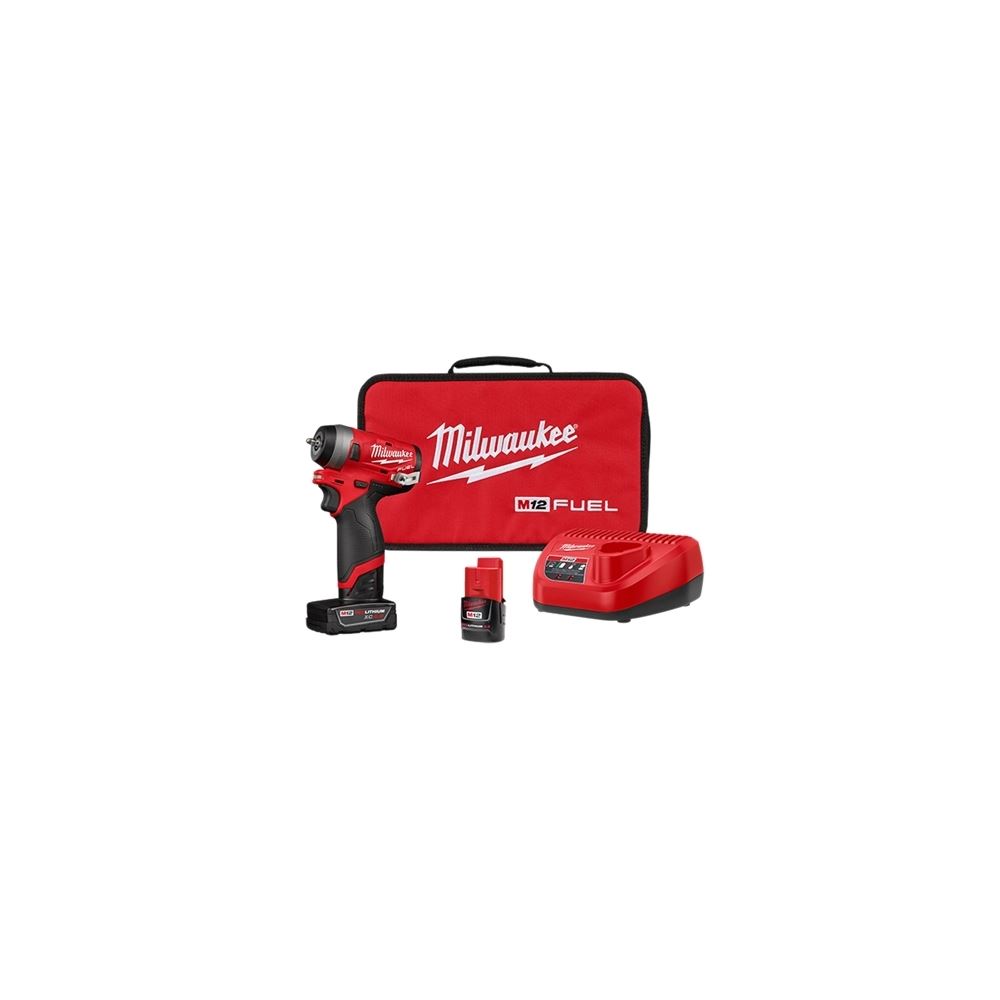 2552-22 M12 FUEL 1/4" Stubby Impact Wrench Kit