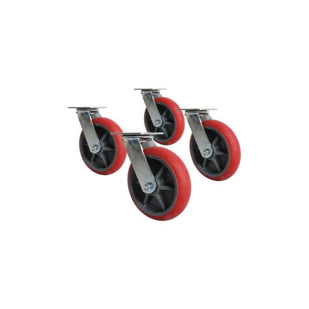 I-DCC8R4 Caster Set for Drywall Cart