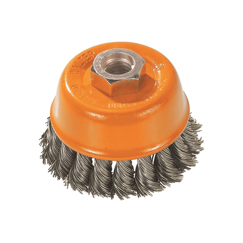 13F304 3in X 5/8in-11 CUP BRUSH KNOT TWISTED WIRE