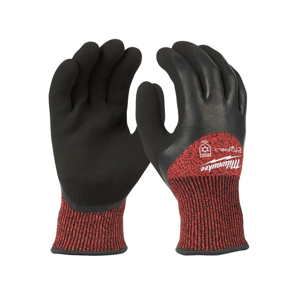 Cut Level 3 Insulated Winter Dipped Gloves