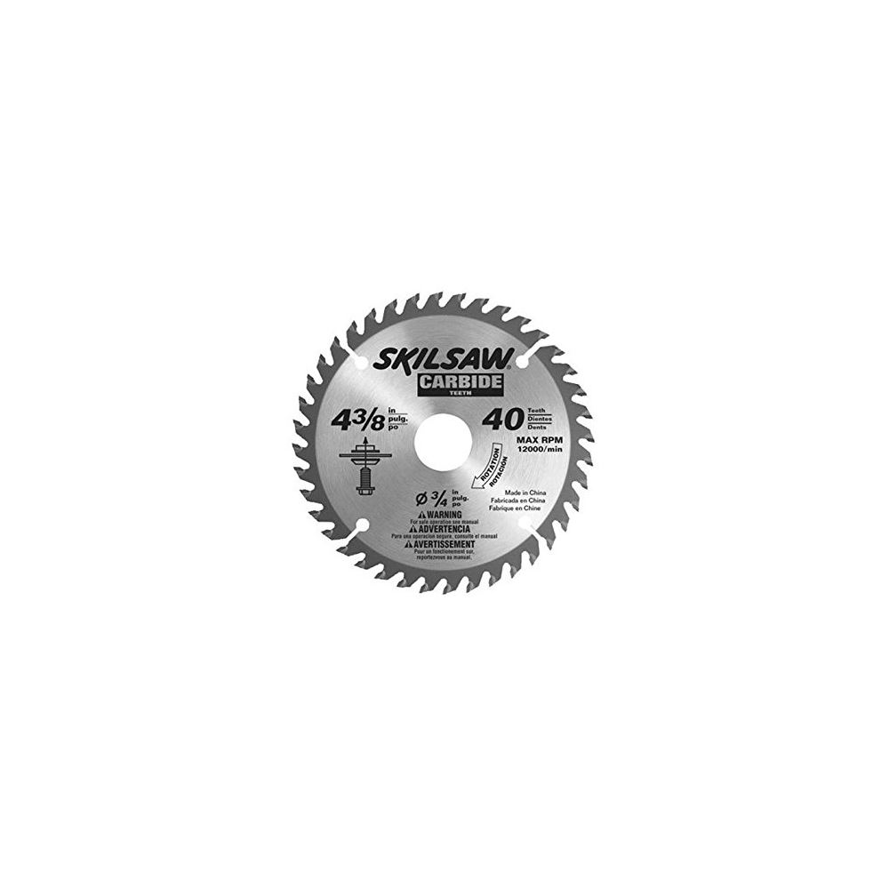 75540 4-3/8-Inch by 40T Carbide Flooring Blade