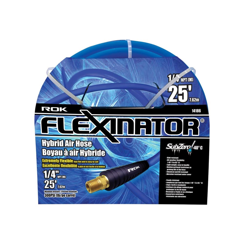 FLEX-14186 1/4 in x 25 Ft FLEXINATOR Hybrid Air Ho
