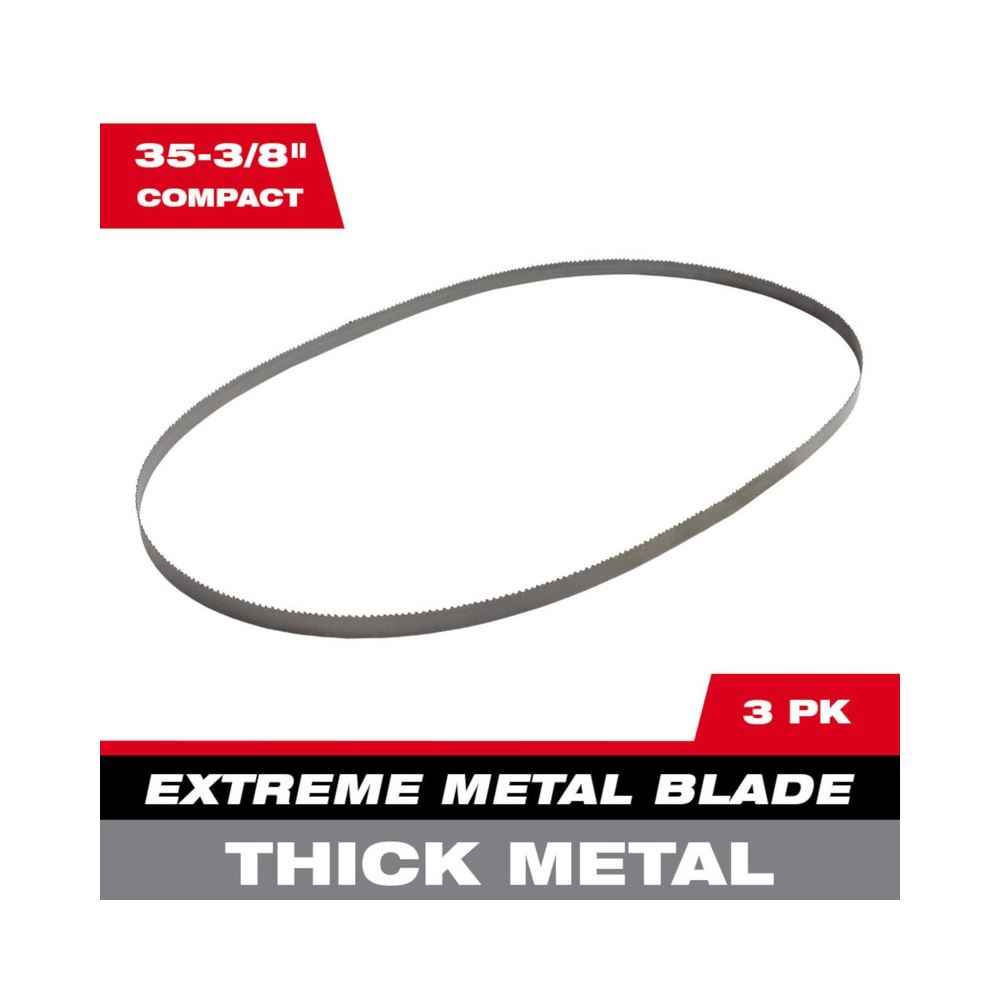 48-39-0609 Extreme Thick Metal Band Saw Blades 3 p