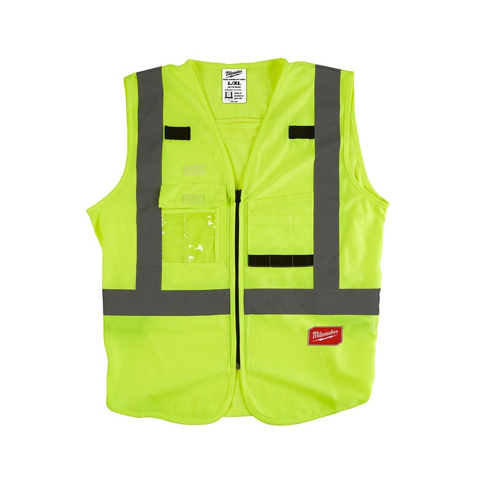 48-73-5062 High Visibility Yellow Safety Vest - L/