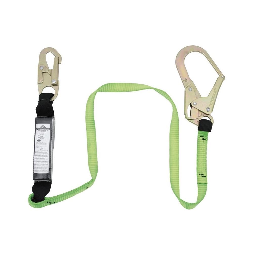 V8104626 6ft Shock Absorbing Lanyard With Form Hoo