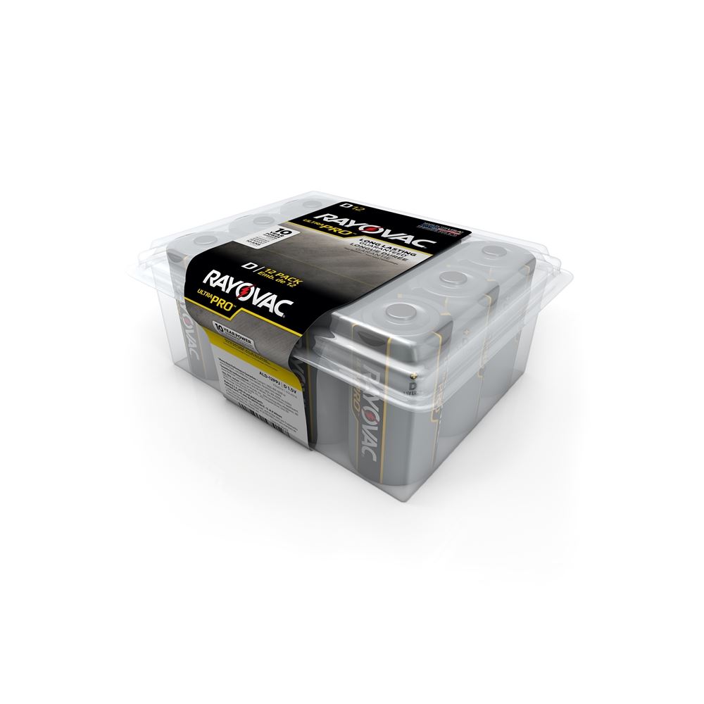 Rayovac D Batteries  - 12 Pack