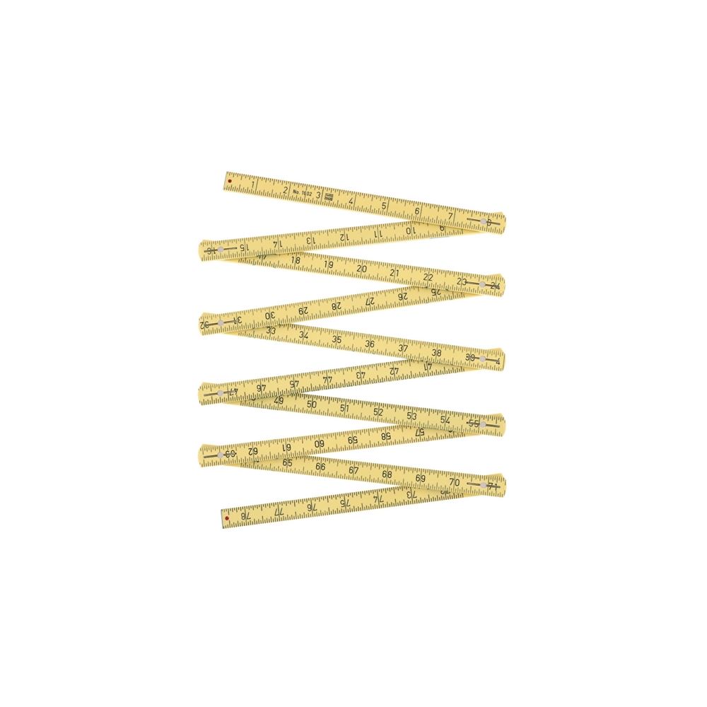 61662 MaxiFlex Folding Ruler Combination Metric/In