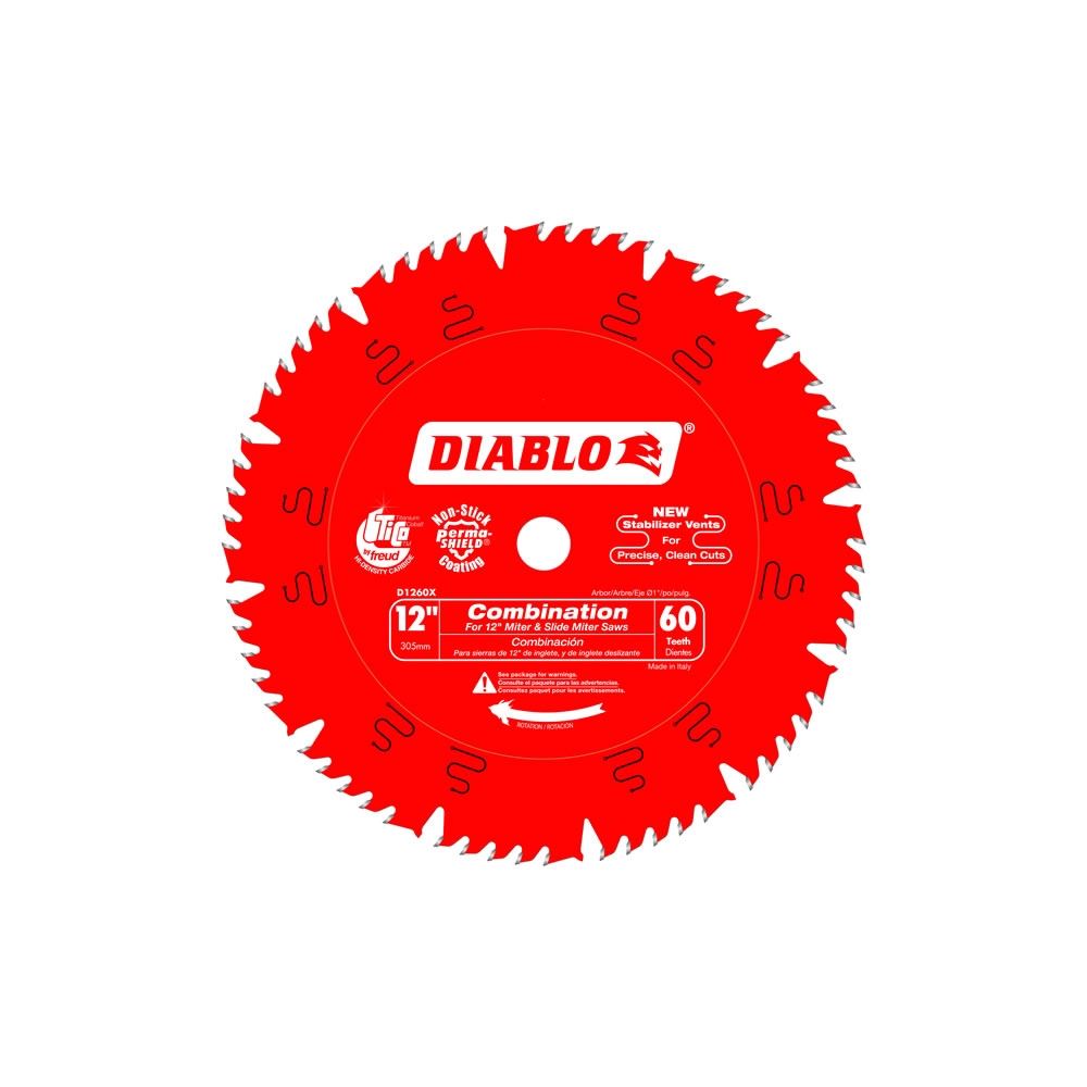D1260X 12 in. x 60 Tooth Combination Saw Blade