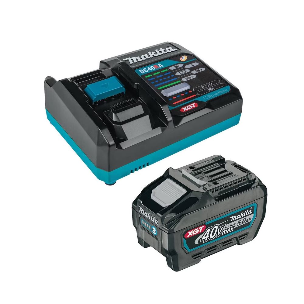T-04357 0V MAX XGT 5.0Ah Battery and Rapid Charger