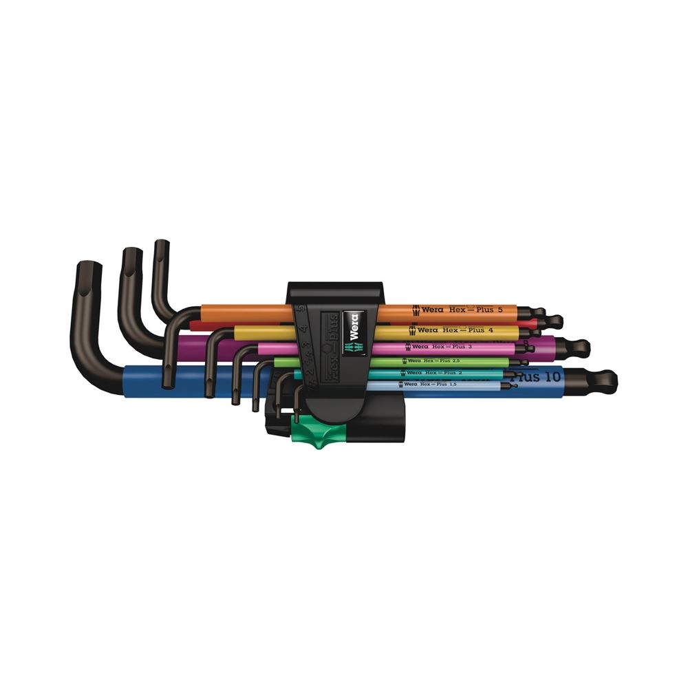 950/9 Hex-Plus Multicolour 1 L-key set, metric, Bl