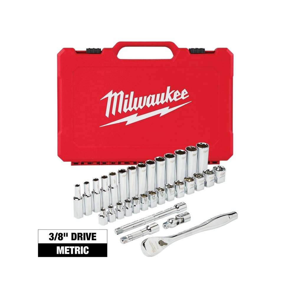 48-22-9508 3/8in Drive 32pc Ratchet and Socket Set