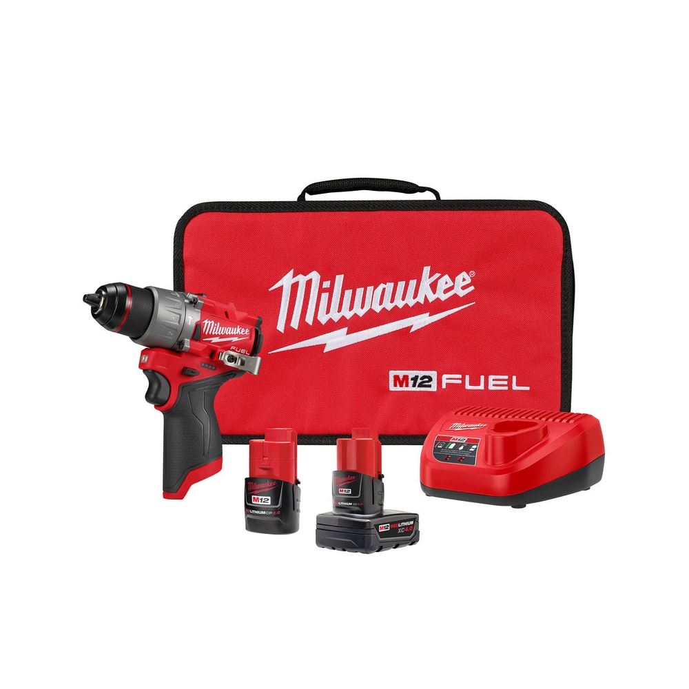 3404-22 M12 FUEL 1/2in Hammer Drill/Driver Kit