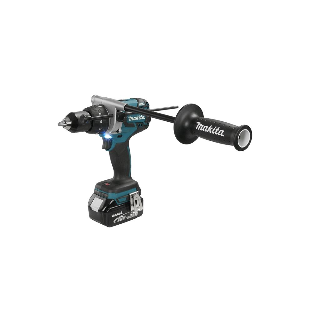DHP481RTE 1/2" Cordless Hammer Driver-Drill with B