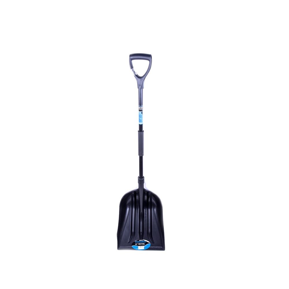 194511 14in POLY BLADE SNOW SHOVEL W/ STEEL HANDLE