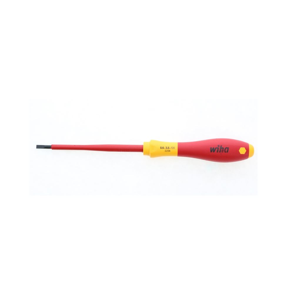 92005 Insulated SoftFinish Slotted Screwdriver 3.5
