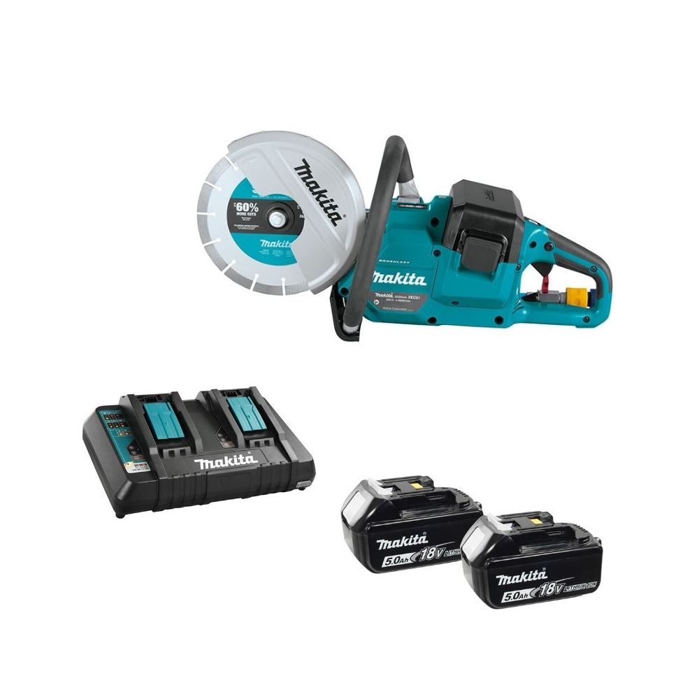 Makita DCE090ZX1-KIT 9in Cordless Power Cutter and Starter Kit