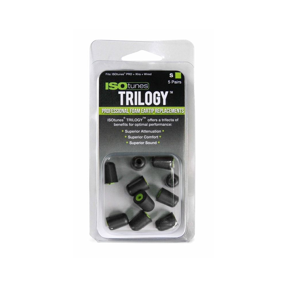 TRILOGY Professional Foam Replacement Eartips - Sm
