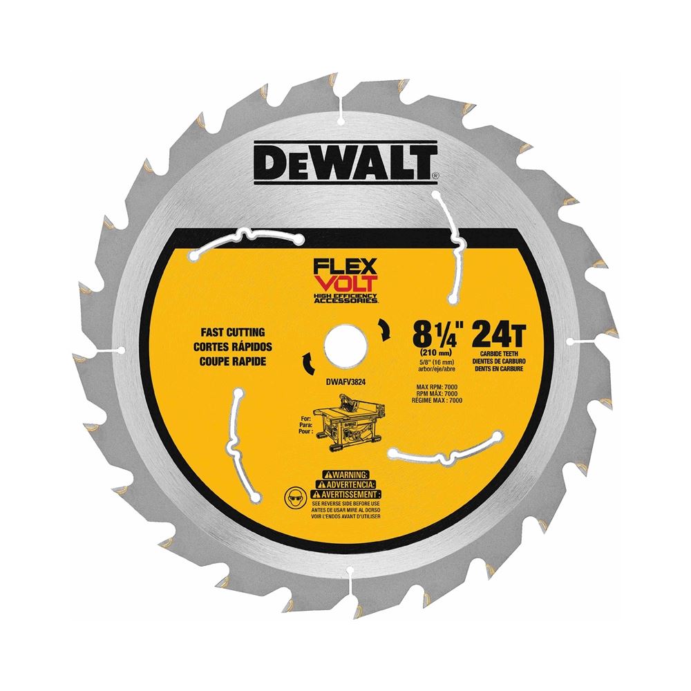 8-1/4" 24T TABLE SAW BLADE