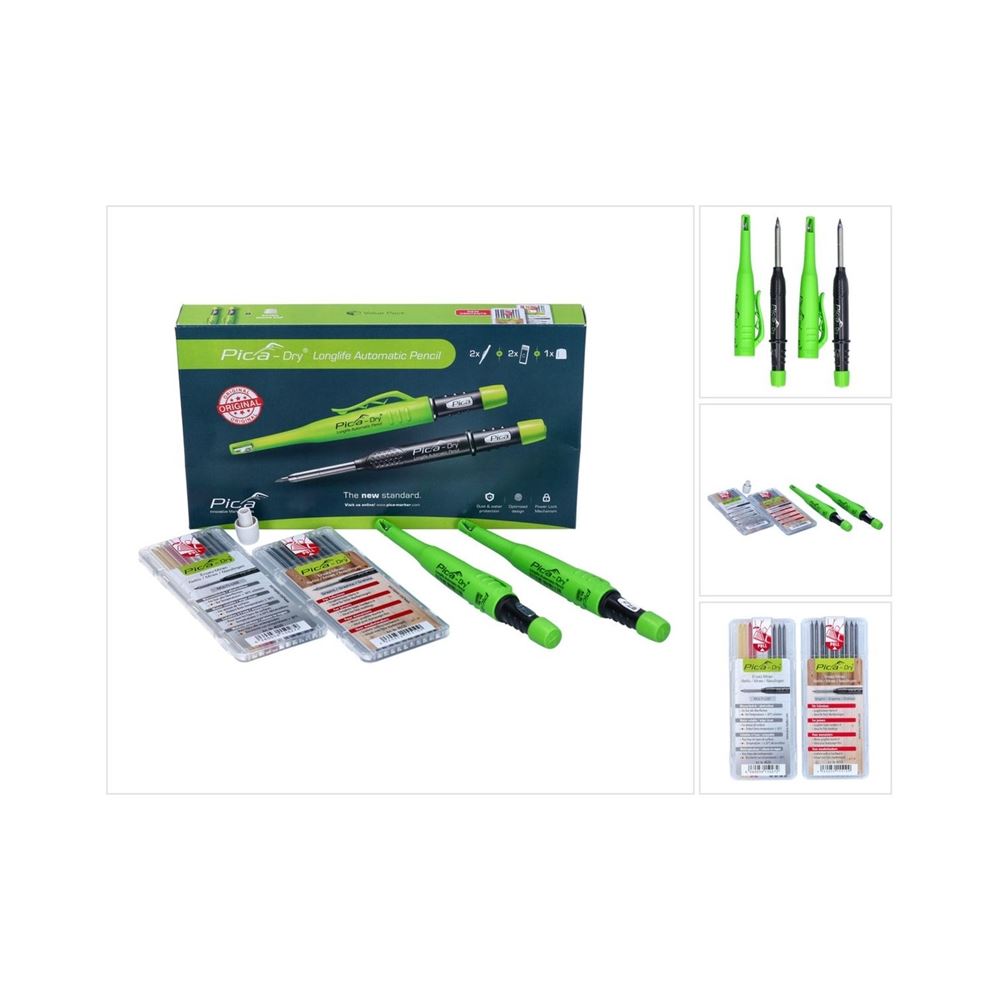 3097 2x Dry Automatic Pencil Set w/ Multi-Use and