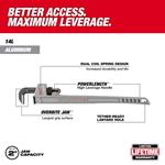 48-22-7215 14L Aluminum Pipe Wrench with POWERL-2