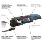 Bosch GXL18V-901B25 18V 9-Tool Combo Kit with Two-In-One Bit