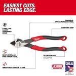 MT557 7in Diagonal Comfort Grip Cutting Pliers-2