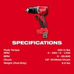 3602-20 M18 Compact Brushless 1/2in Hammer Dril-4
