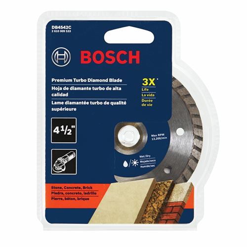 Bosch | DB4542C 4-1/2 In. Premium Turbo Rim Diam-2