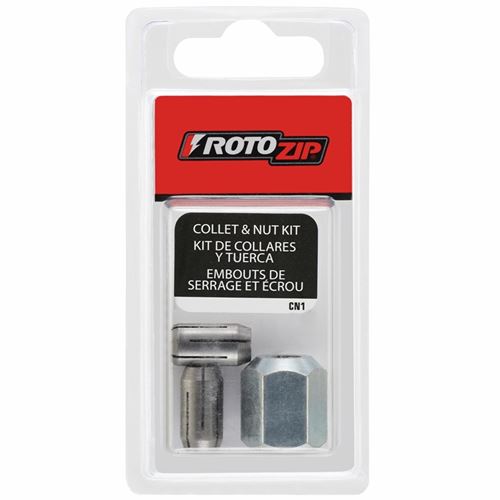 Rotozip CN1 Collets and Nut Kit