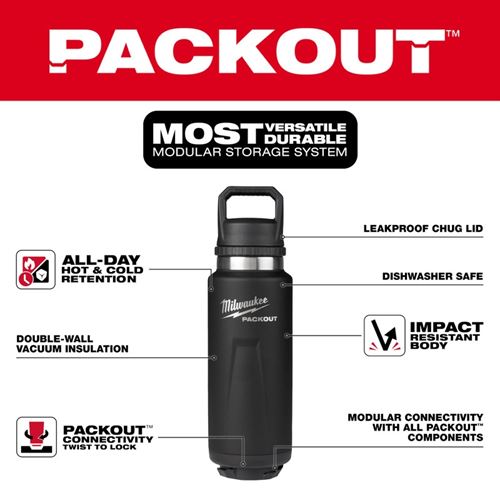 48-22-8397B PACKOUT  36oz Insulated Bottle with-4