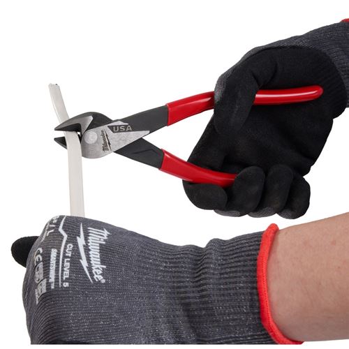 MT508 8in Diagonal Dipped Grip Cutting Pliers (-4