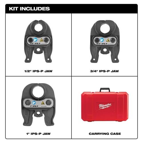 49-16-2496 1/2in - 1in IPS-P Press Jaw Kit For-2