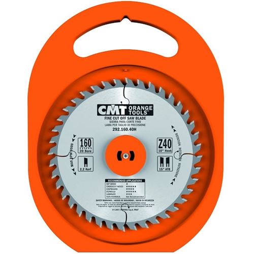 292.160.40H 160MM 24T 20MM Fine Cut Blade for F-2