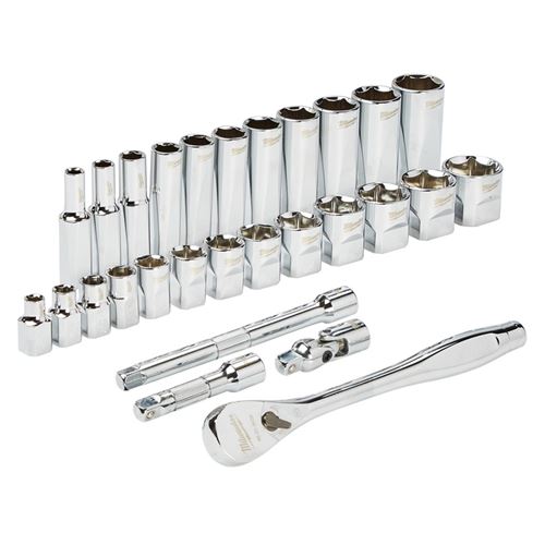 48-22-9408 3/8in Drive 28pc Ratchet  and Socket-2