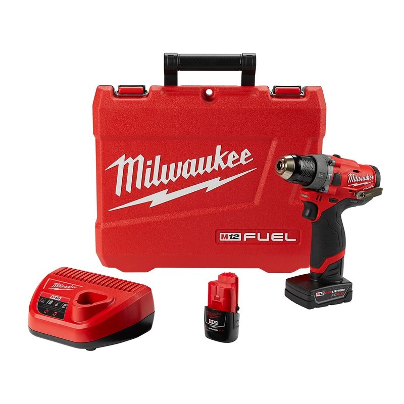 BARE TOOL Hammer Drill MILWAUKEE M12 FUEL Brushless Cordless 1/2 in 2504-20 