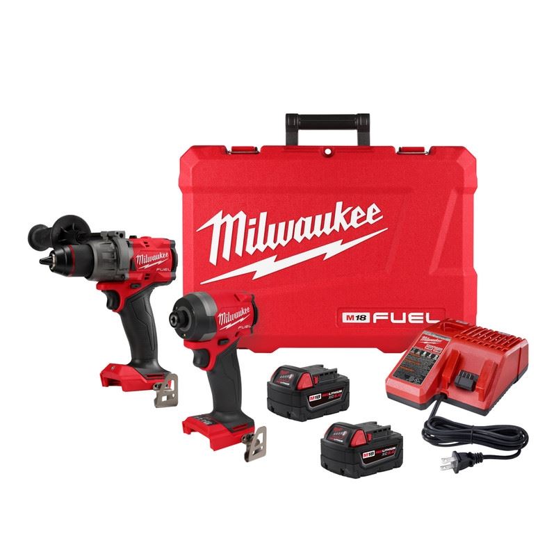 Milwaukee 3697 22 M18 Fuel 2 Tool Combo Kit