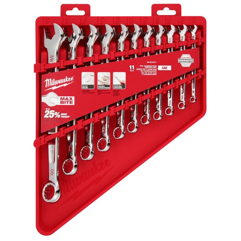 48-22-9411 11pc SAE Combination Wrench Set